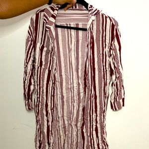 Paper Tee Striped Tunic Shirt